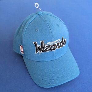 Adidas Washington Wizards NBA Script Vintage Strapback OSFA Cap Hat Bullets
